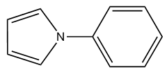 Structure of N-phenylpyrrole