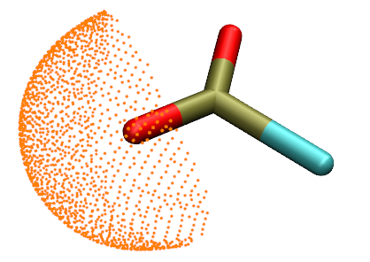 A single surface basin of ClPO2 displayed in VMD