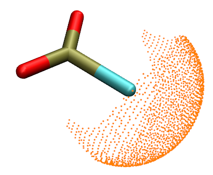 Another surface basin of ClPO2 displayed in VMD