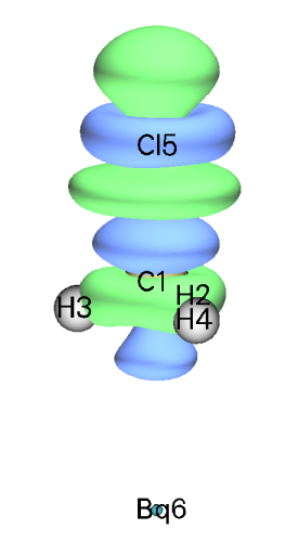 Rigorous electron density polarization isosurface