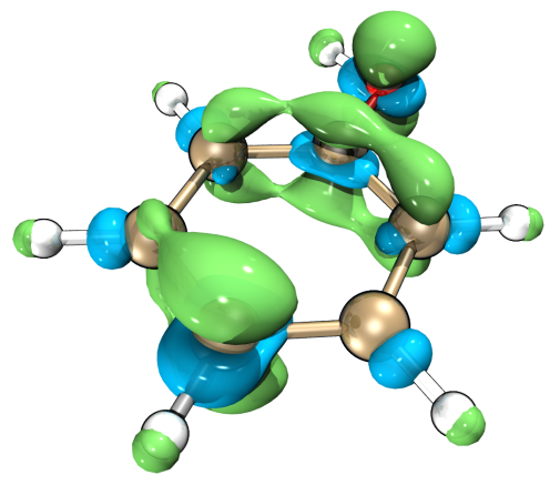 Orbital-weighted Fukui function of the molecule