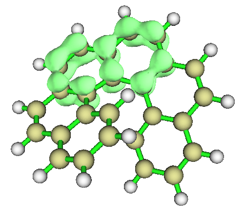 The pi orbitals of the seven-membered ring